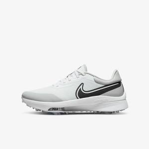 Pánské Golfové Boty Nike Air Zoom Infinity Tour NEXT% Bílé Šedé Tyrkysové Černé | NK659UKH