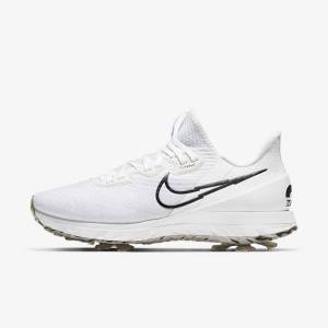 Pánské Golfové Boty Nike Air Zoom Infinity Tour Bílé Platina Černé | NK835HJB