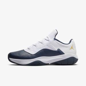 Pánské Jordan Boty Nike Air Jordan 11 CMFT Low Bílé Tmavě Blankyt | NK436UCW