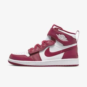 Pánské Jordan Boty Nike Air Jordan 1 Hi FlyEase Červené Bílé | NK870YHQ