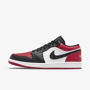 Pánské Jordan Boty Nike Air Jordan 1 Low Červené Černé Bílé | NK360KCI