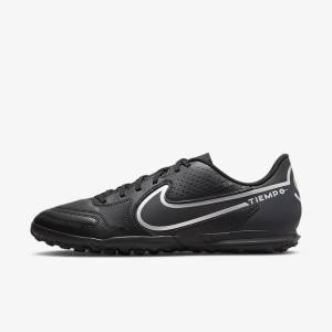 Pánské Kopačky Nike Tiempo Legend 9 Club TF Turf Černé Tmavě Šedé | NK724FMS