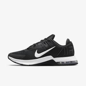 Pánské Sportovní Boty Nike Air Max Alpha Trainer 4 Černé Tmavě Šedé Bílé | NK301GNH