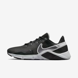 Pánské Sportovní Boty Nike Legend Essential 2 Černé Metal Stříbrné Metal Šedé | NK063UYJ