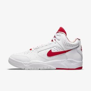 Pánské Tenisky Nike Air Flight Lite Mid Bílé Červené | NK701XSQ