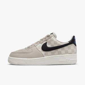 Pánské Tenisky Nike Air Force 1 07 QS Krém Černé Černé | NK368ZYH