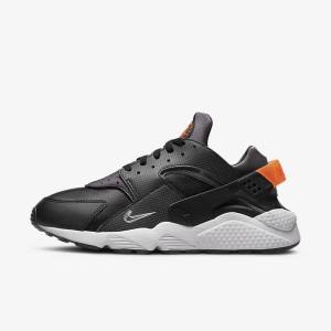 Pánské Tenisky Nike Air Huarache Černé Oranžové Šedé Bílé | NK027VJI