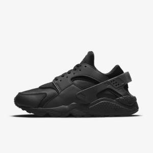 Pánské Tenisky Nike Air Huarache Černé Tmavě Šedé | NK492NUB