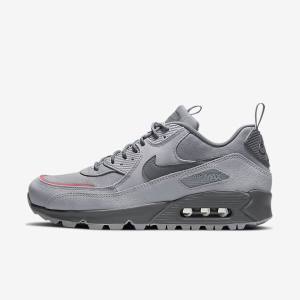 Pánské Tenisky Nike Air Max 90 Surplus Šedé Růžové Světle Blankyt Šedé | NK412EHA