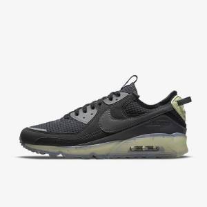 Pánské Tenisky Nike Air Max Terrascape 90 Černé Světle Zelene Tmavě Šedé | NK638AEK