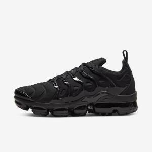 Pánské Tenisky Nike Air VaporMax Plus Černé Tmavě Šedé | NK167SLV