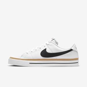 Pánské Tenisky Nike NikeCourt Legacy Bílé Světle Hnědé Černé | NK716BGR