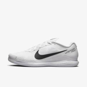 Pánské Tenisové Boty Nike NikeCourt Air Zoom Vapor Pro Carpet Bílé Černé | NK584BIC