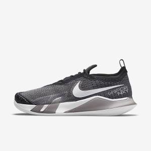 Pánské Tenisové Boty Nike NikeCourt React Vapor NXT Clay Court Černé Bílé | NK364TOL