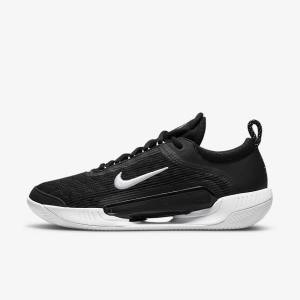 Pánské Tenisové Boty Nike NikeCourt Zoom NXT Clay Court Černé Bílé | NK750JSL