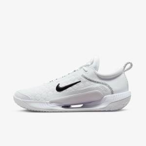 Pánské Tenisové Boty Nike NikeCourt Zoom NXT Hard Court Bílé Černé | NK895ZGR